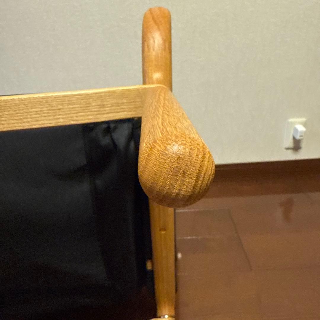 ikiki グランドチェア オーク キャンバス ブラック