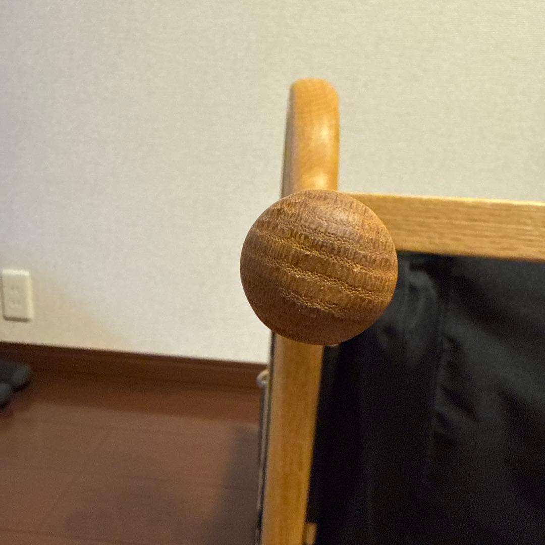 ikiki グランドチェア オーク キャンバス ブラック