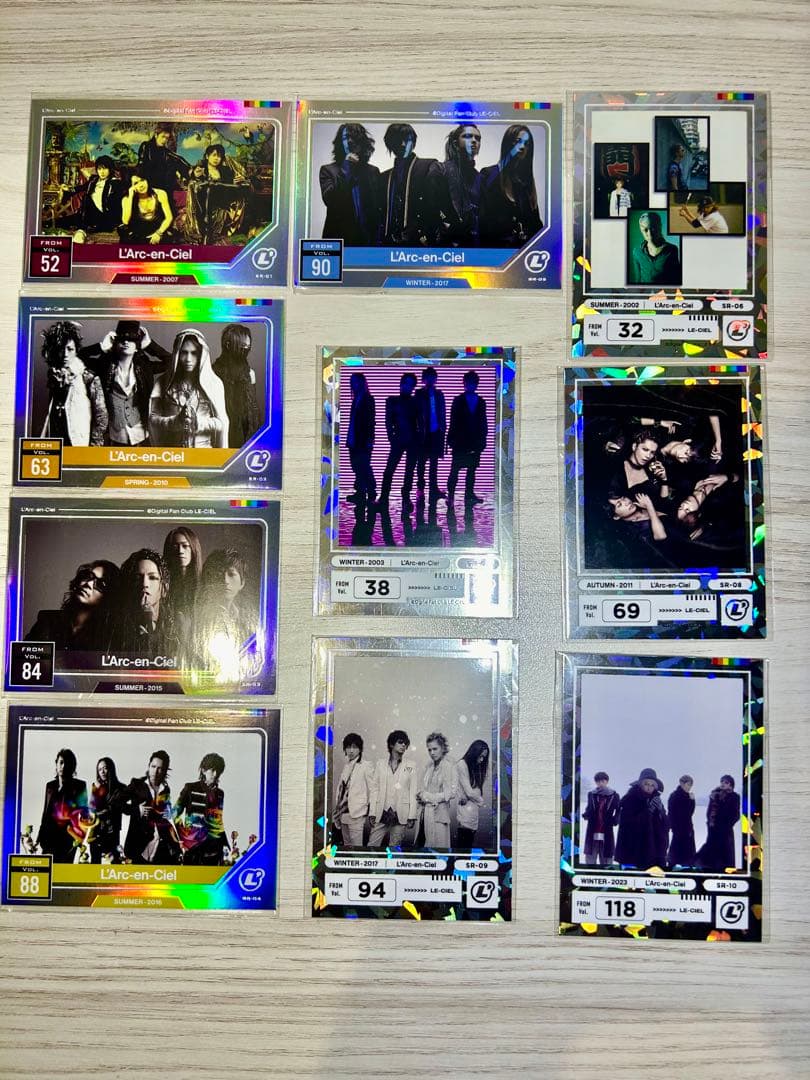 【HYDEIST 81°】フォトカードSR1〜10セット【バラ売り不可】