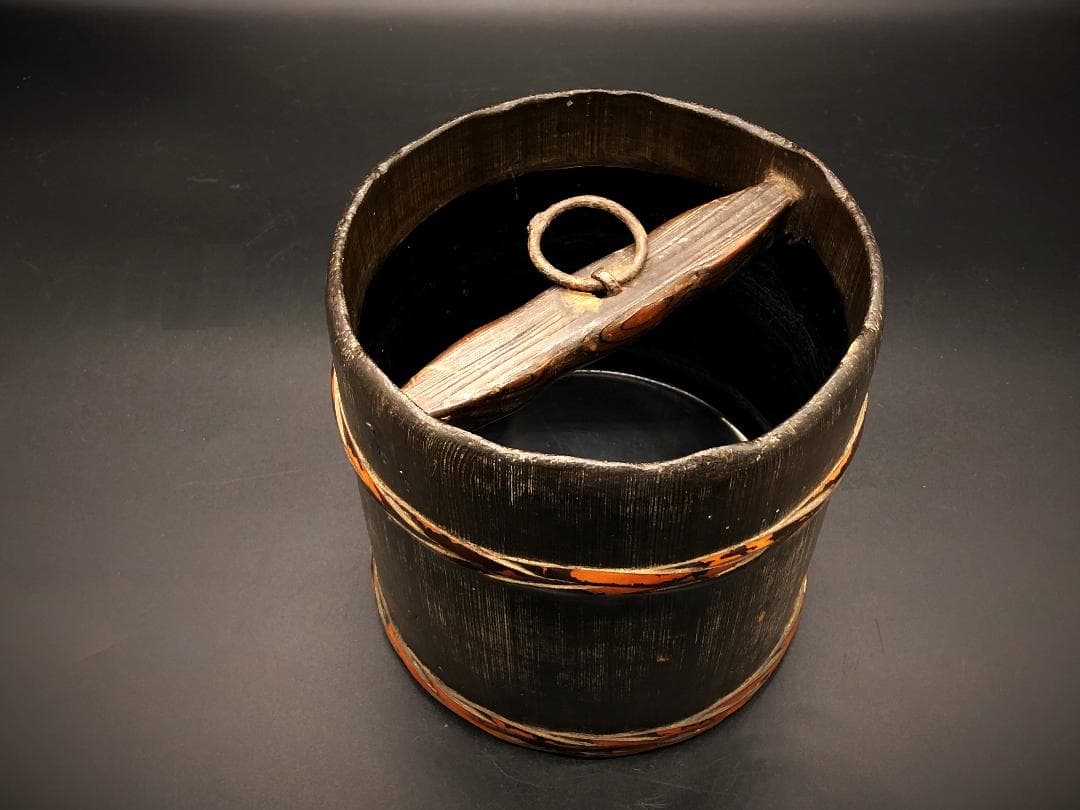 【 釣瓶水指 】　陽堂作　江戸時代　蔵出骨董