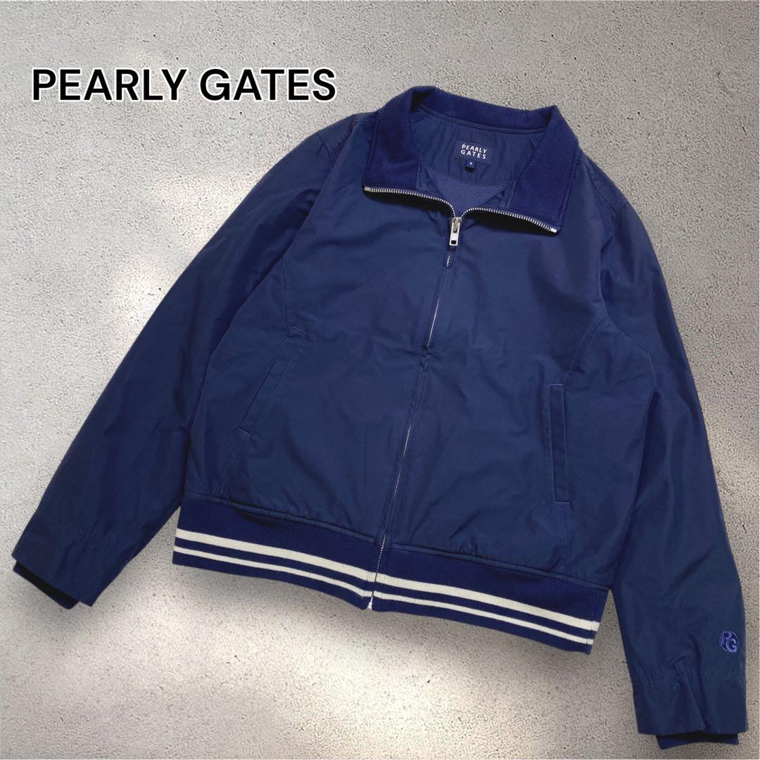 パーリーゲイツ ゴルフ ジャケット ディアプレックス 蓄熱裏地 紺 L相当