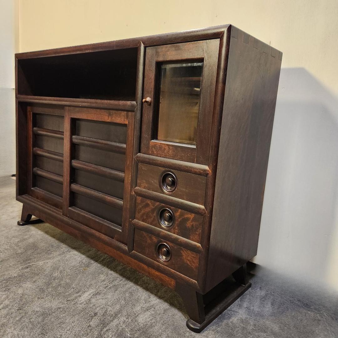 希少!!年代物 松本民芸 サイドボード 飾り棚 キャビネット