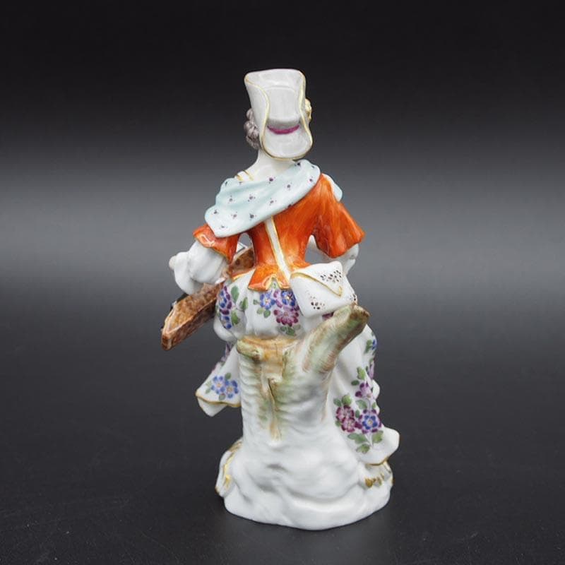 マイセン 宮廷の楽隊 ハーディ・ガーディ奏者 １級品 マイヤー造形