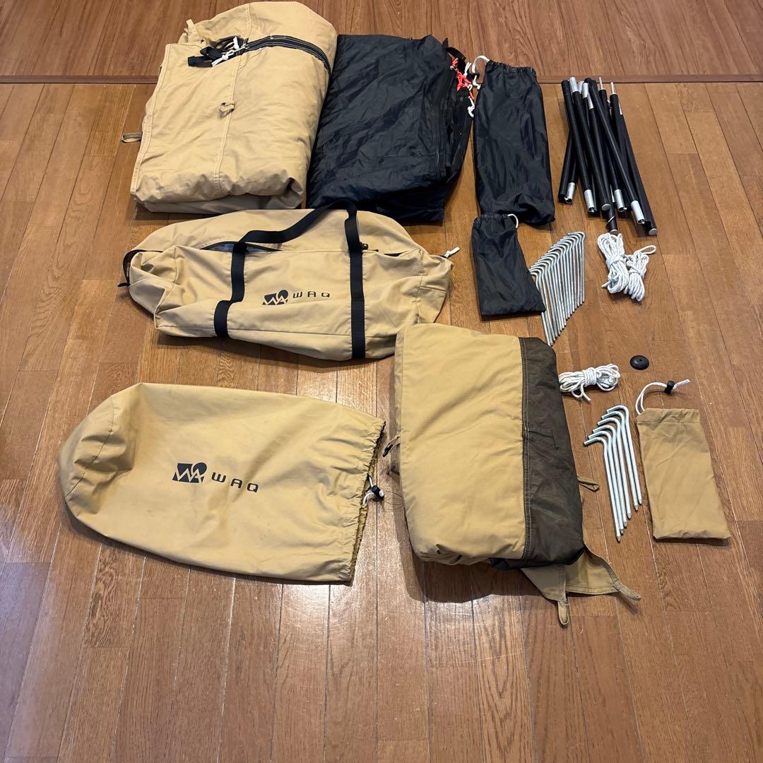 Alpha T/CWAQキャンプテント ソロ　フロントウォール　非売品