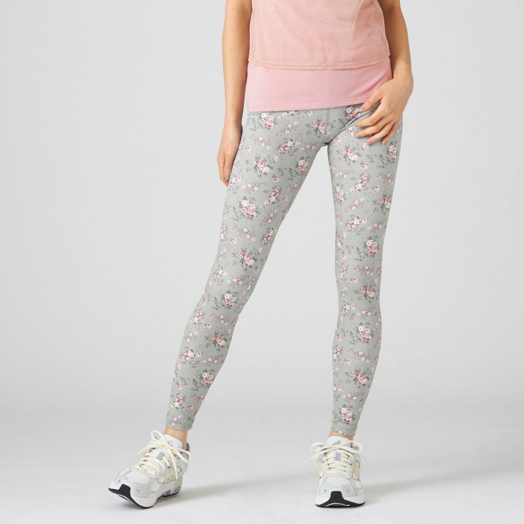 【タグ付新品未使用品】チャコット　プチローズプリントレギンス