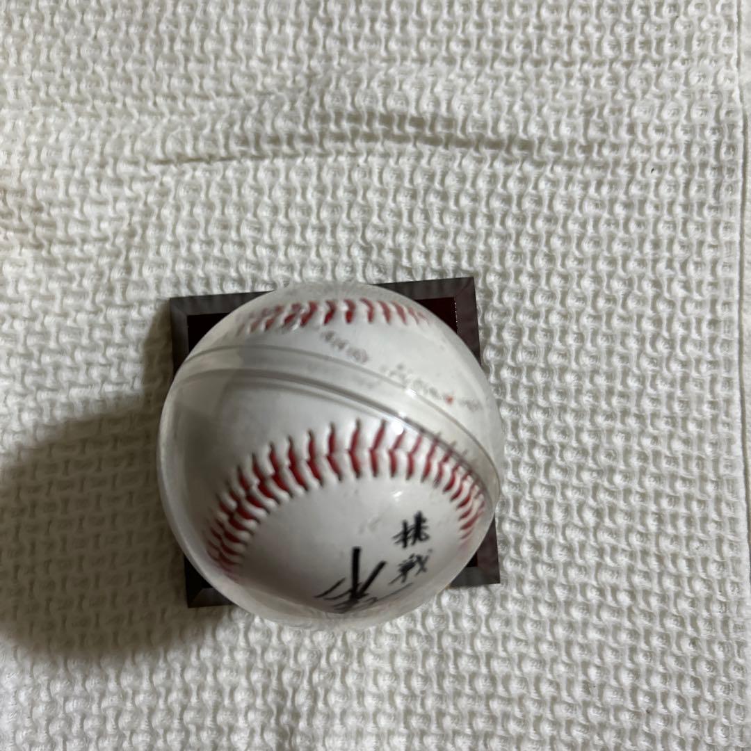 松井秀喜　キッコーマン株式会社 サインボール ケース付き