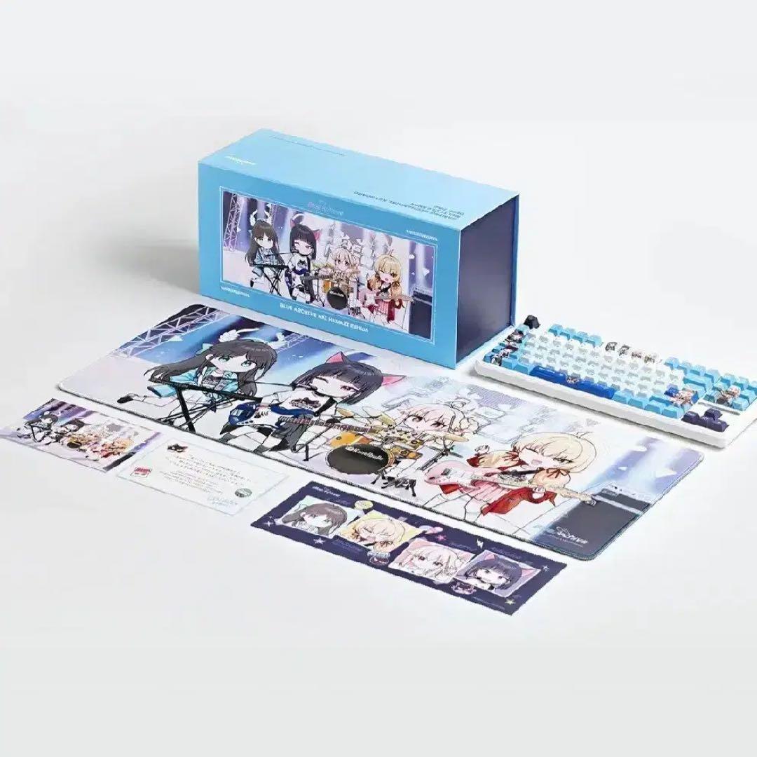 韓国限定 ブルーアーカイブ X はまじあき キーボード デスクテリアパッケージ