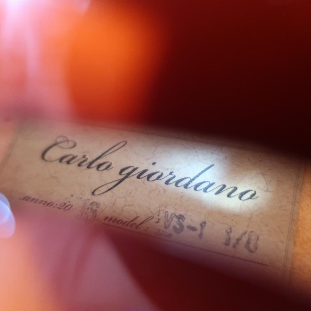 美品 Carlo giordano VS-1 1/8 2016年製 バイオリン