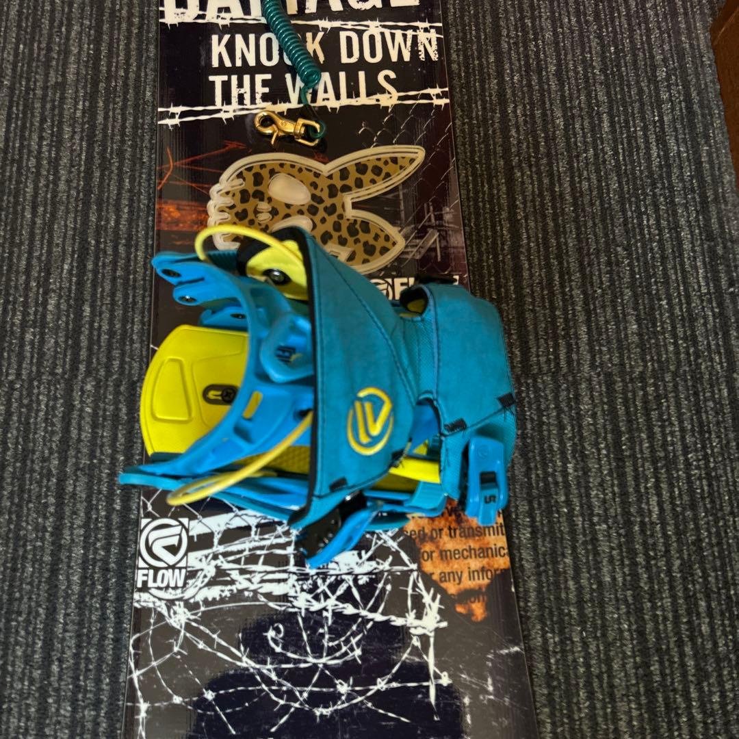 ALLIAN DAMAGE 150スノーボード FLOW ビンディング　ブーツ