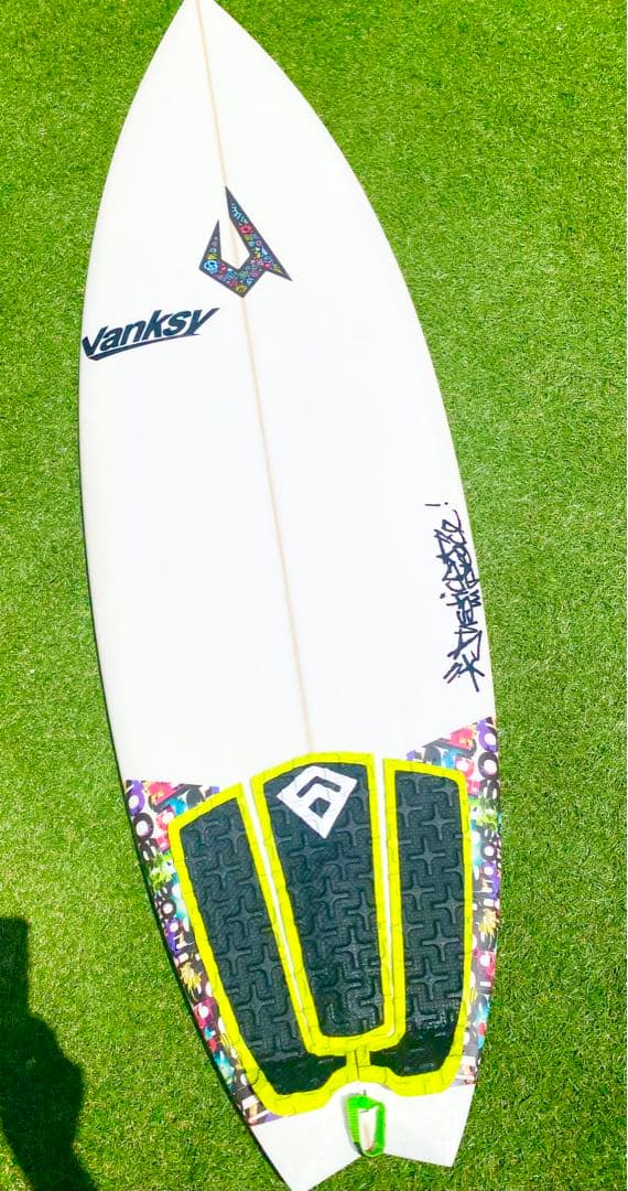 ジャスティスサーフボード　レッドホット　中古美品