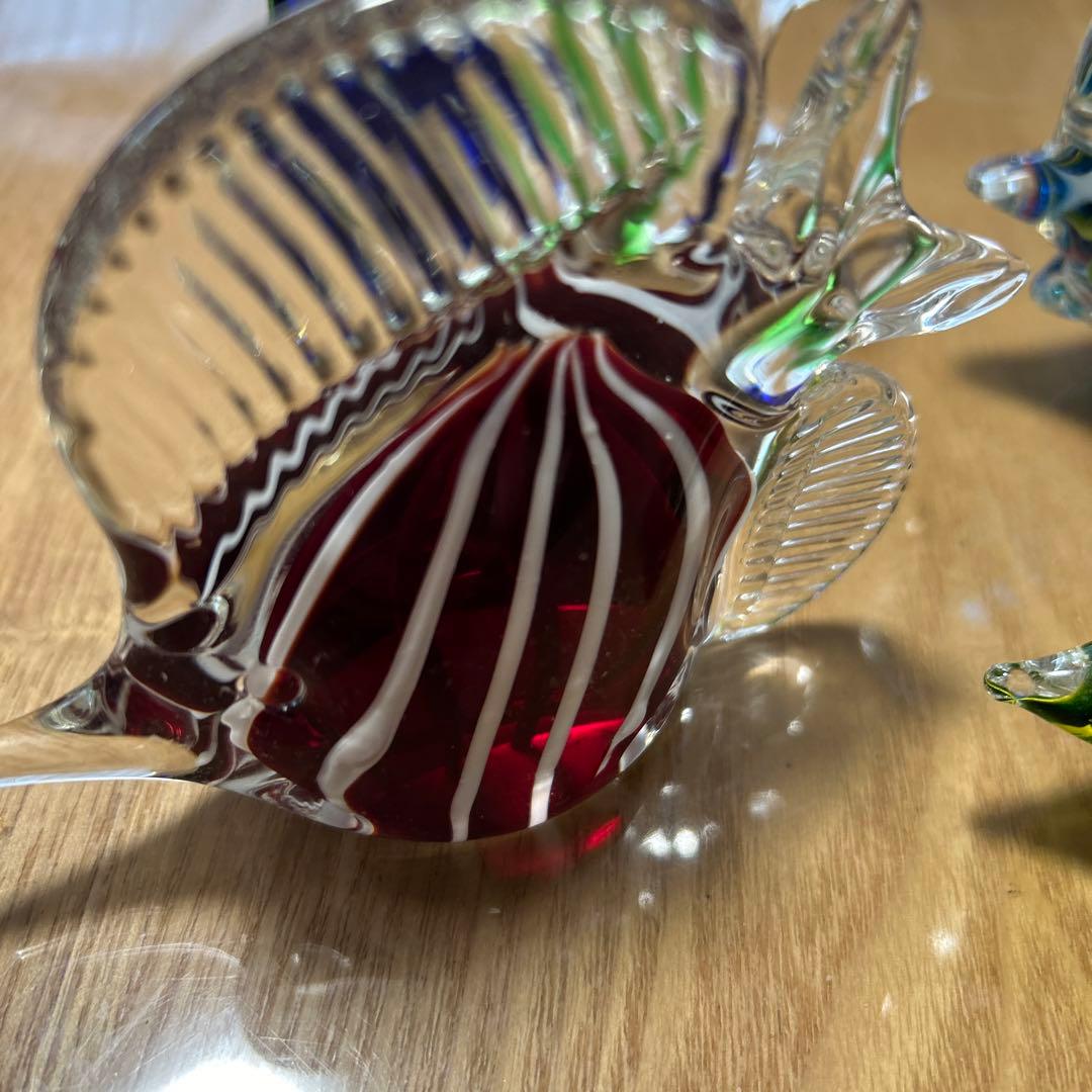 魚のガラスオブジェ