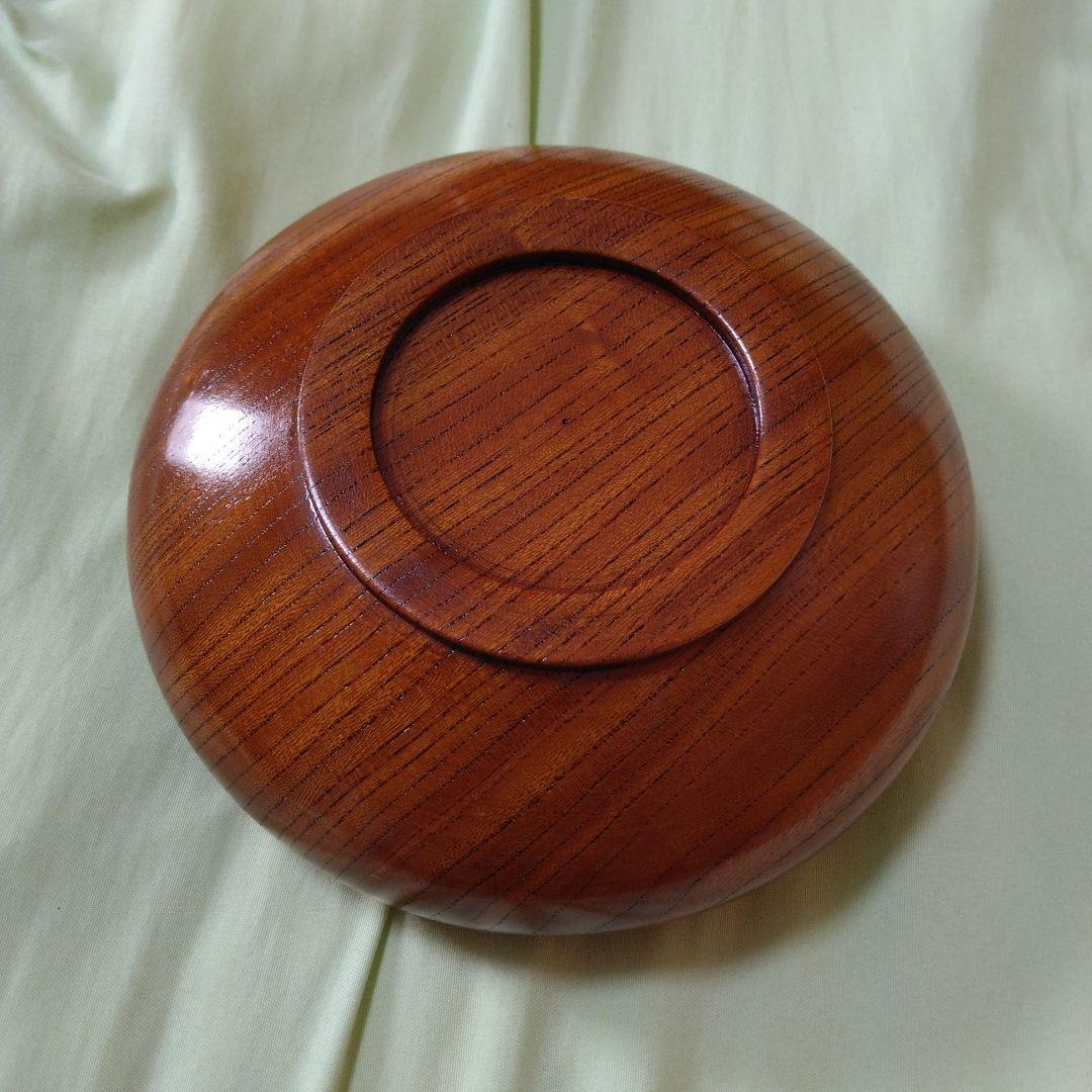 大×1小×5セット小田原漆器　欅（けやき）くりぬき　ボウル型