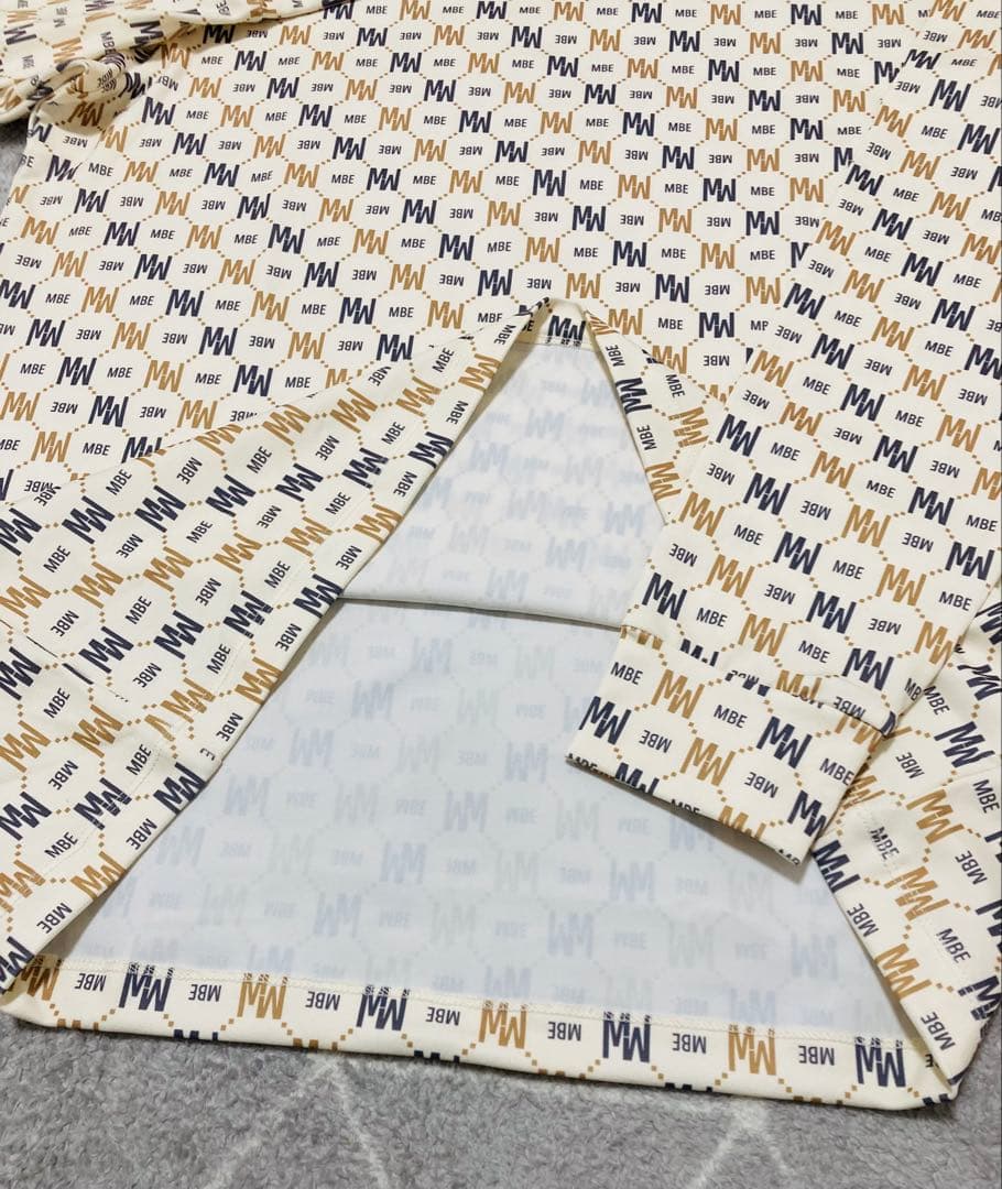 新品 パーリーゲイツ マスターバニー スムース裏起毛 カットソー(6)LL/白