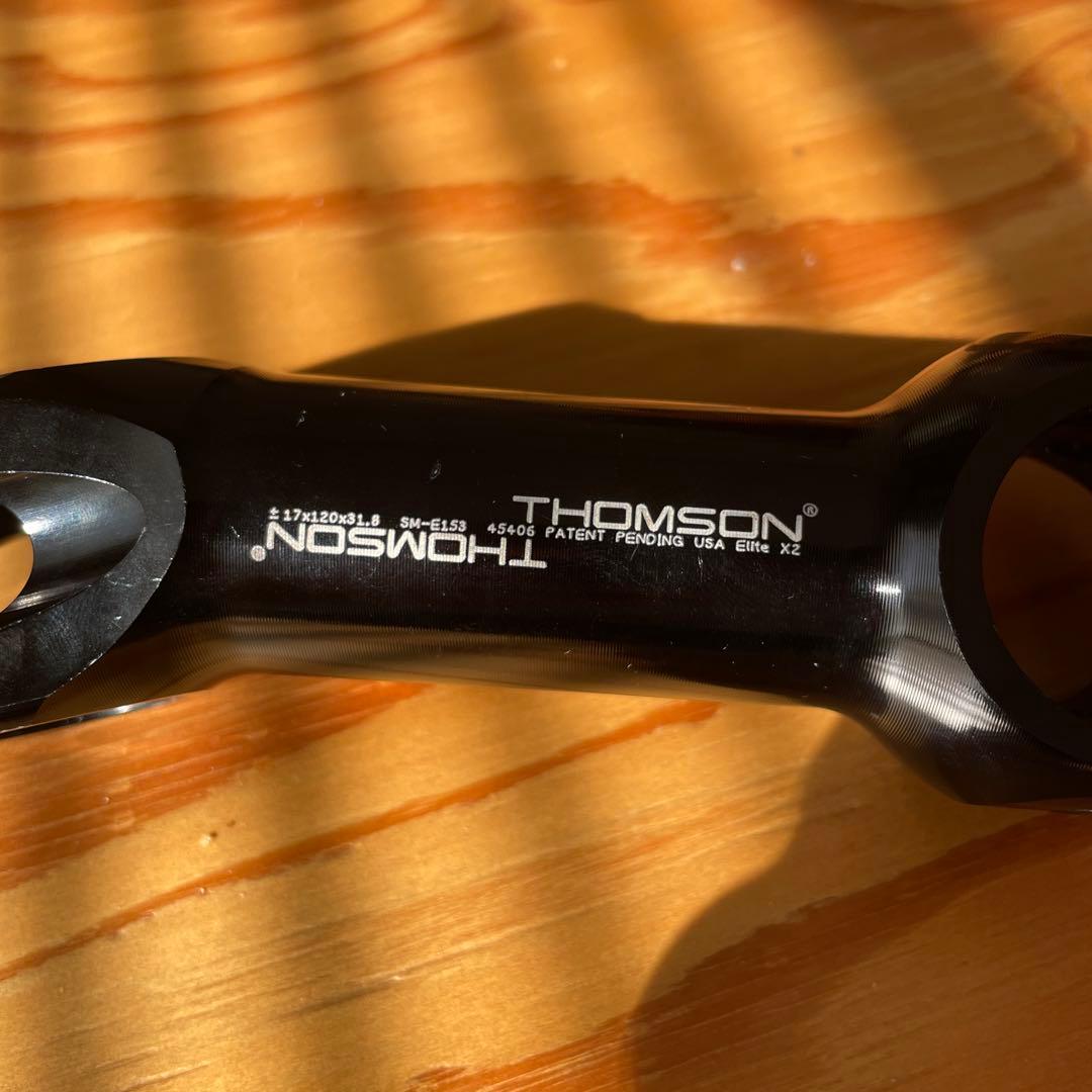 THOMSON X2 ステム 120mm ブラック 17.0°