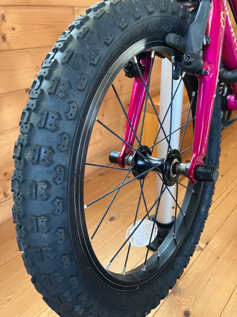 【引き取り限定】キッズバイク　ヨツバサイクル YOTSUBA 16インチ ピンク