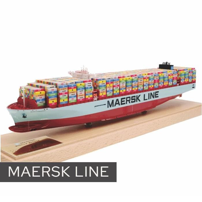 45cm 海上コンテナ船 MAERKSK LINE 完成品 模型 船舶鑑賞用