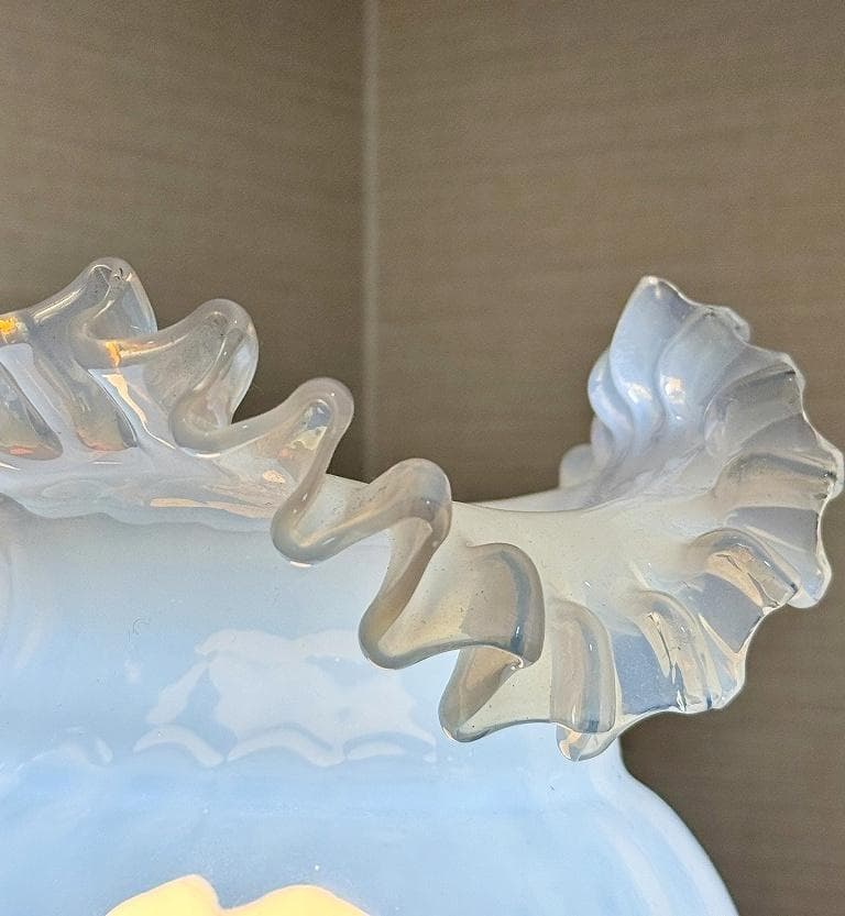 ⑧　希少　ムラーノガラス　ランプシェード　美しい繊細な光