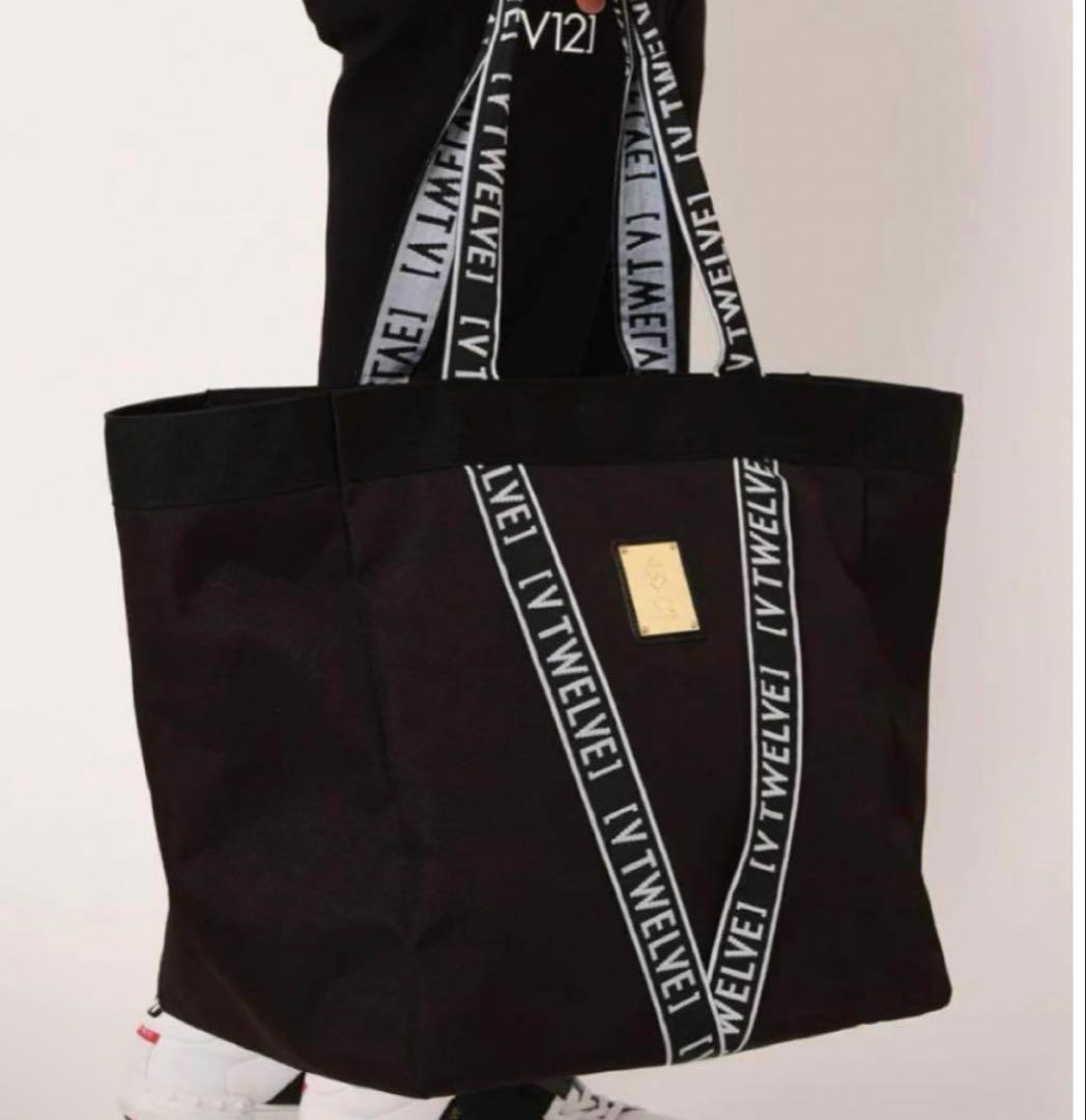 新品　V12 ゴルフバッグビッグトートバッグ　金具プレート　V TWELVE