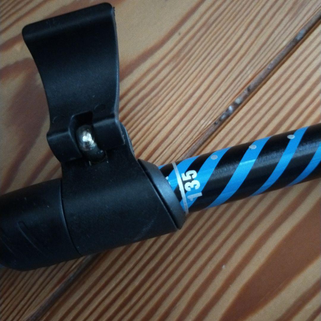 HUKOER スキー用伸縮ストック 110−135cm スキーポール