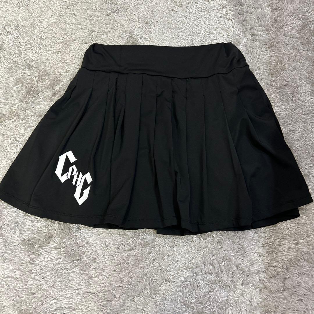Cph/Golf 黒 プリーツスカート small