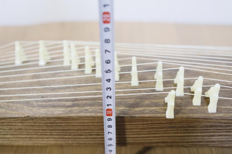 綺麗◆文化琴　短琴　13弦　和楽器　十三弦　◆全長60㎝◆誰でも弾ける!