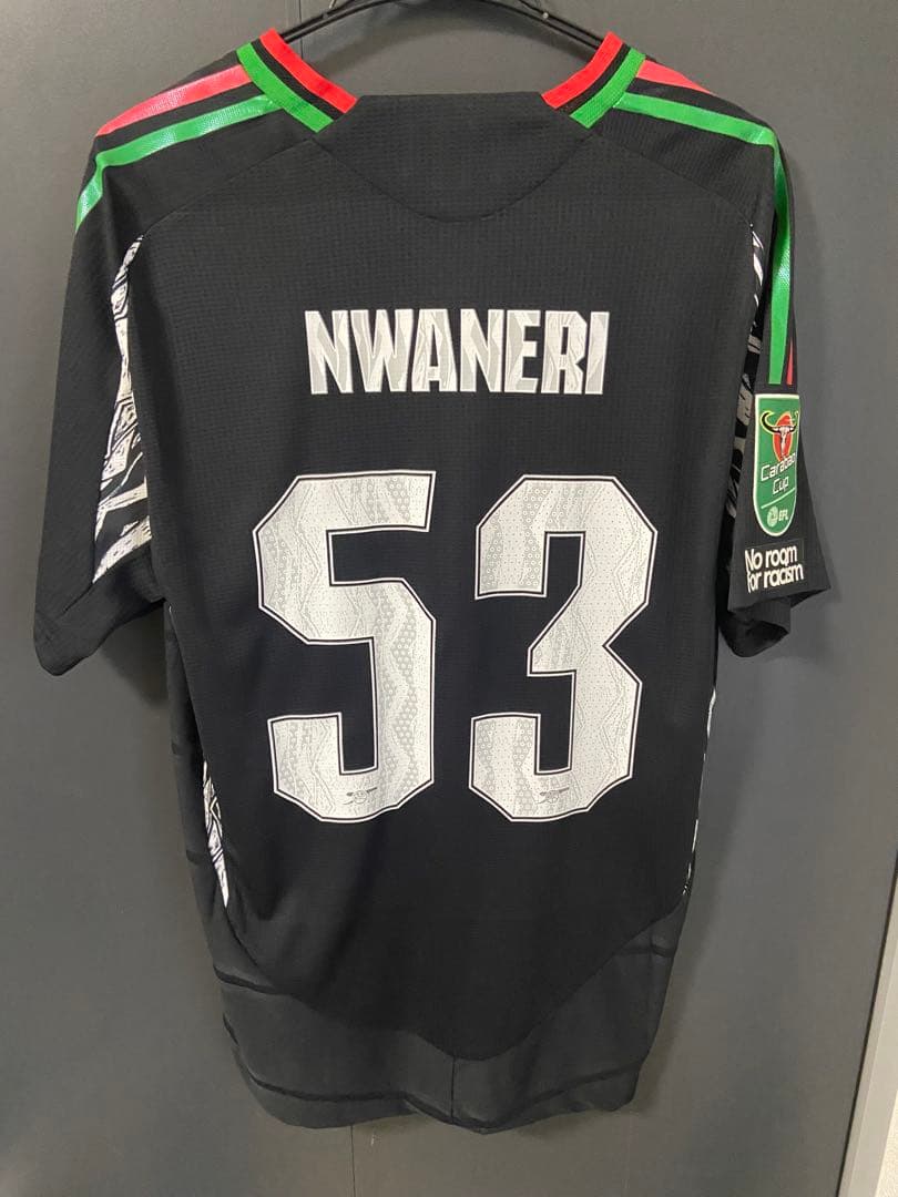 【正規品】ヌワネリ アーセナル 24/25 AWAYオーセンティックユニフォーム