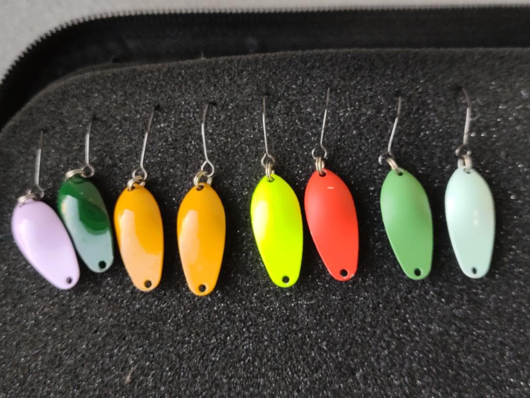 シマノ＆ウォーターランド スプーン　64個セット　ワレット付　エリアトラウト