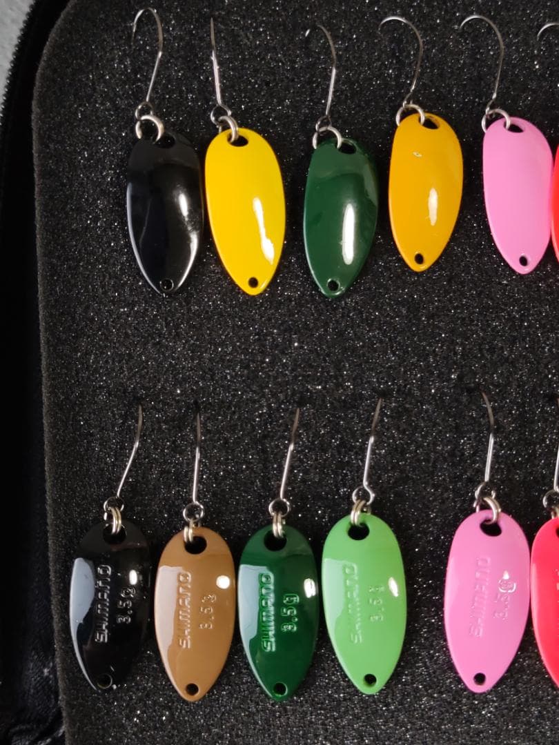 シマノ＆ウォーターランド スプーン　64個セット　ワレット付　エリアトラウト