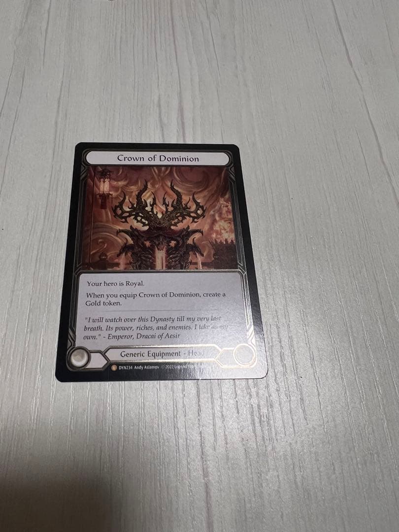 その他 Crown of DominionCF FaB Flesh and Blood