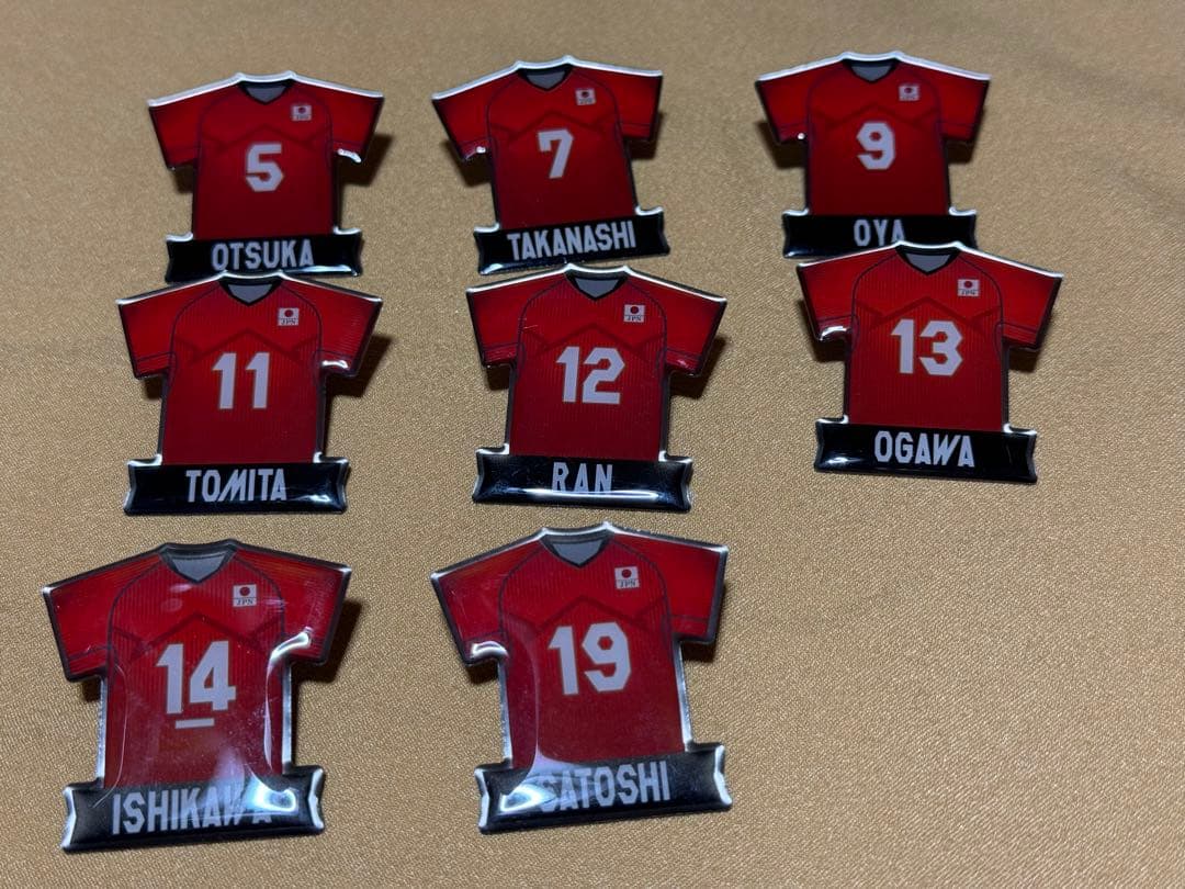 2023龍神Nippon ユニフォーム型ピンバッジ　8セット