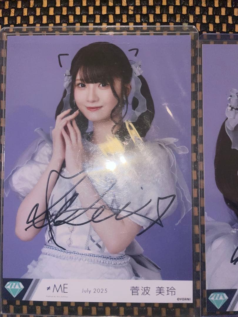 F*Y様 菅波美玲　モブノデレラ　直筆コンプ