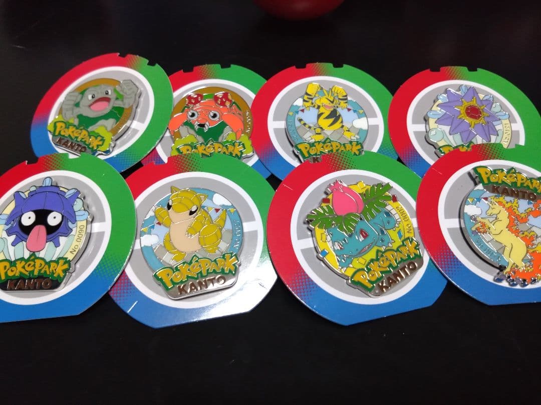ポケパーク ピンズ ８個セット
