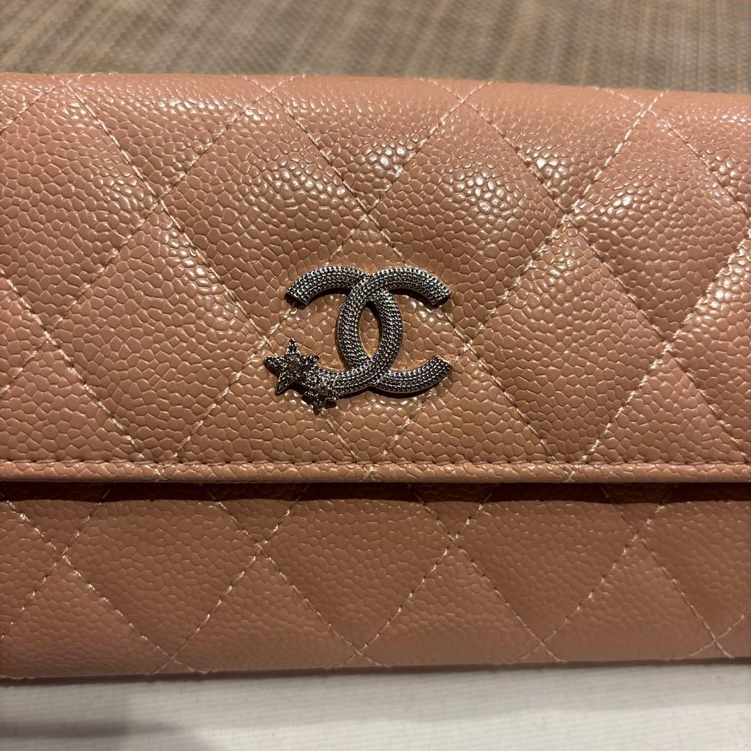 激レアCHANELマトラッセピンク新品未使用長財布ノベルティ