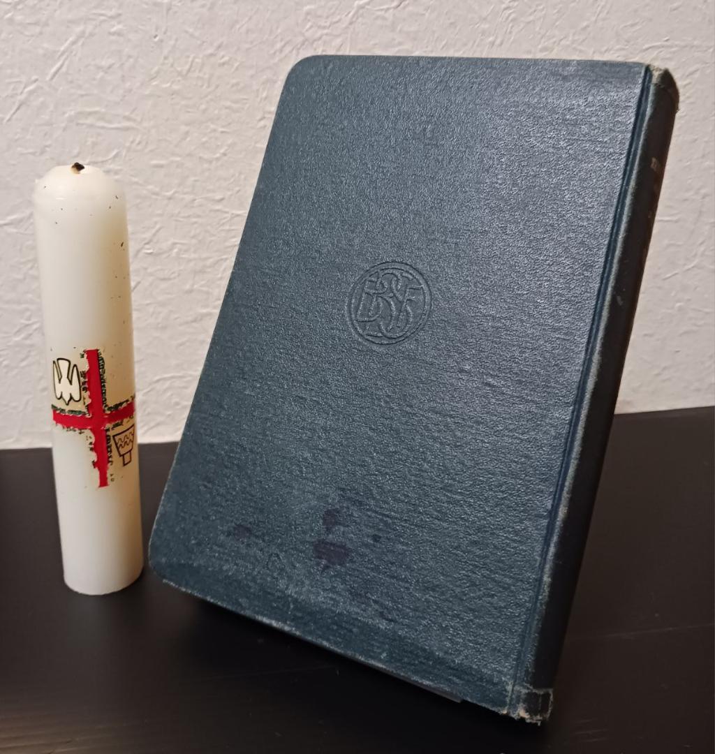 戦前1920年 英和対照 新約聖書 英国聖書協会 宣教用 書き込み多数 布装