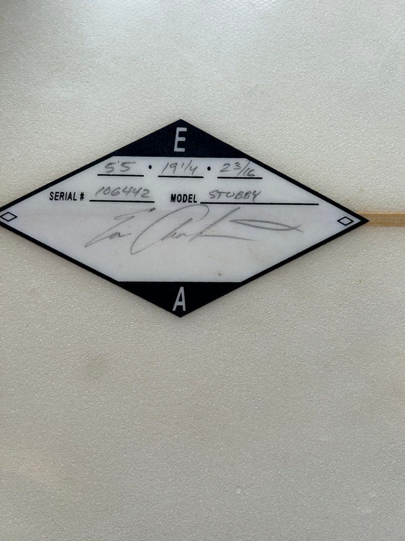 ERICARAKAWA（サーフボード）