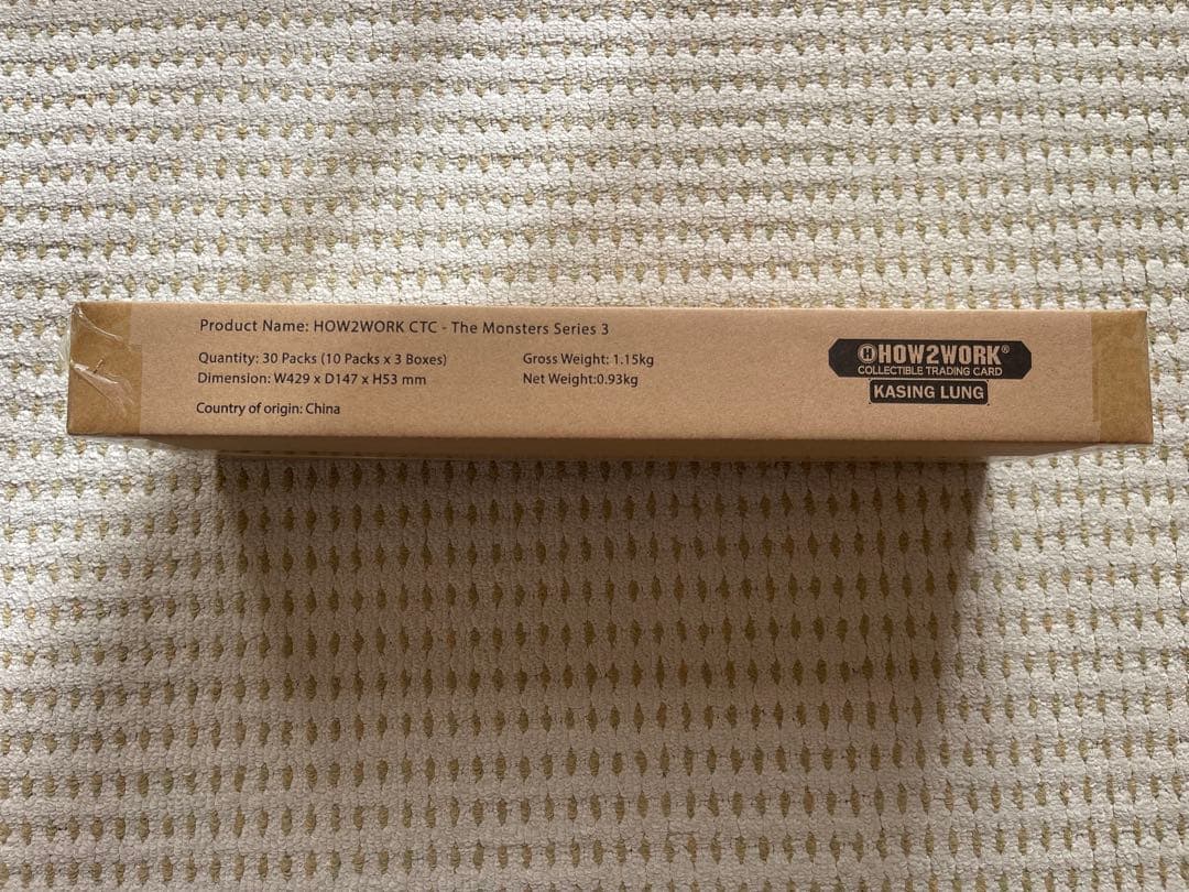 HOW2WORK THE MONSTERS SERIES3 LABUBU ラブブ