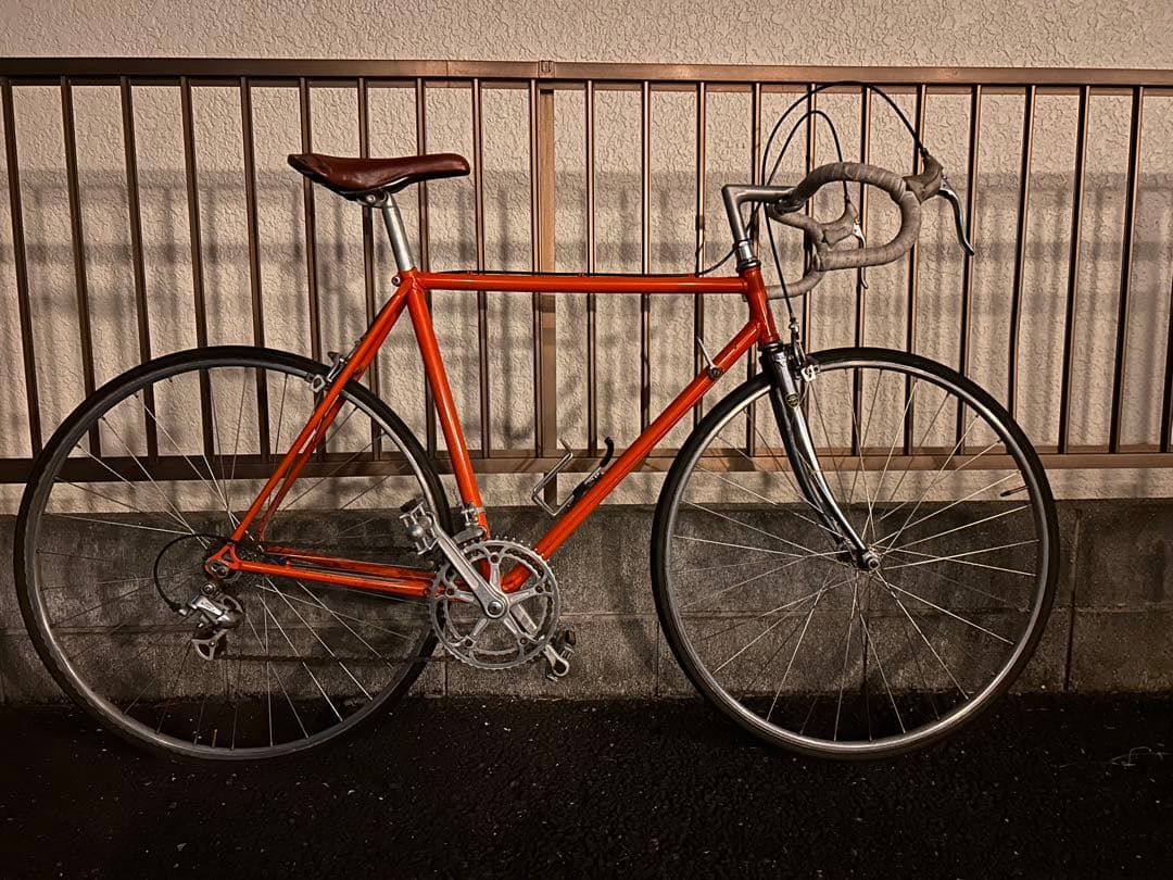 引き取り限定 クロモリ マイウェイとやらのオリジナルフレーム 値下げ交渉受けます