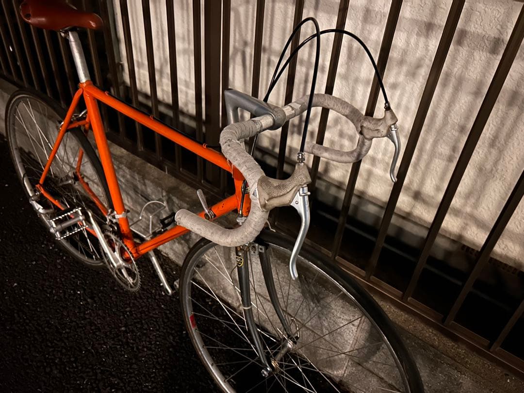 引き取り限定 クロモリ マイウェイとやらのオリジナルフレーム 値下げ交渉受けます