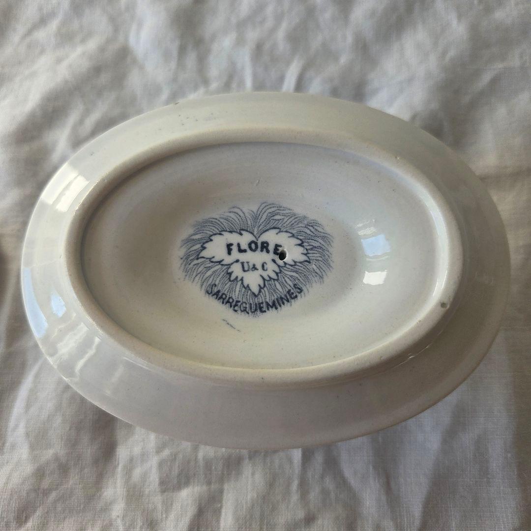 フランス　アンティーク　ムタディエ　FLORE　難あり