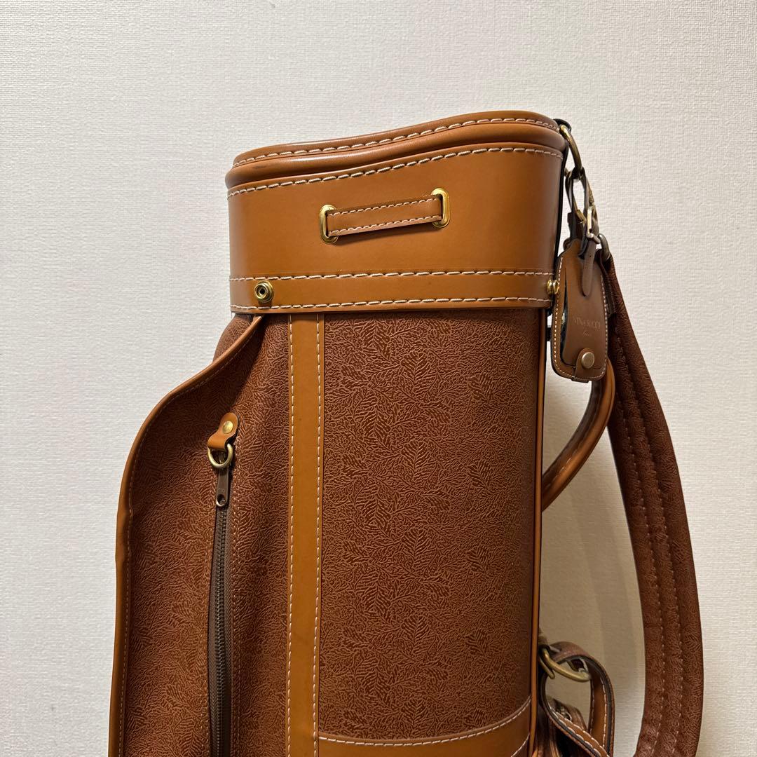 NINA RICCI ニナリッチ 革 キャディバッグ ビンテージ