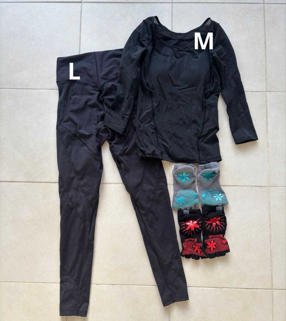 リントスル lava 着圧 ヨガウェア ピラティスウェア セット