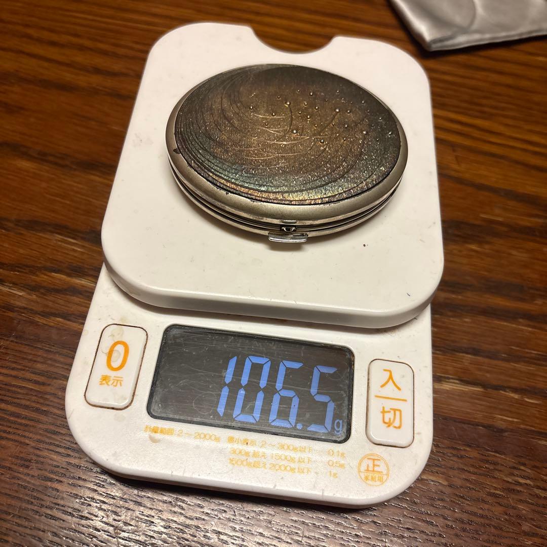 資生堂 SHISEIDO 純銀 106.5g コンパクト シルバー 刻印