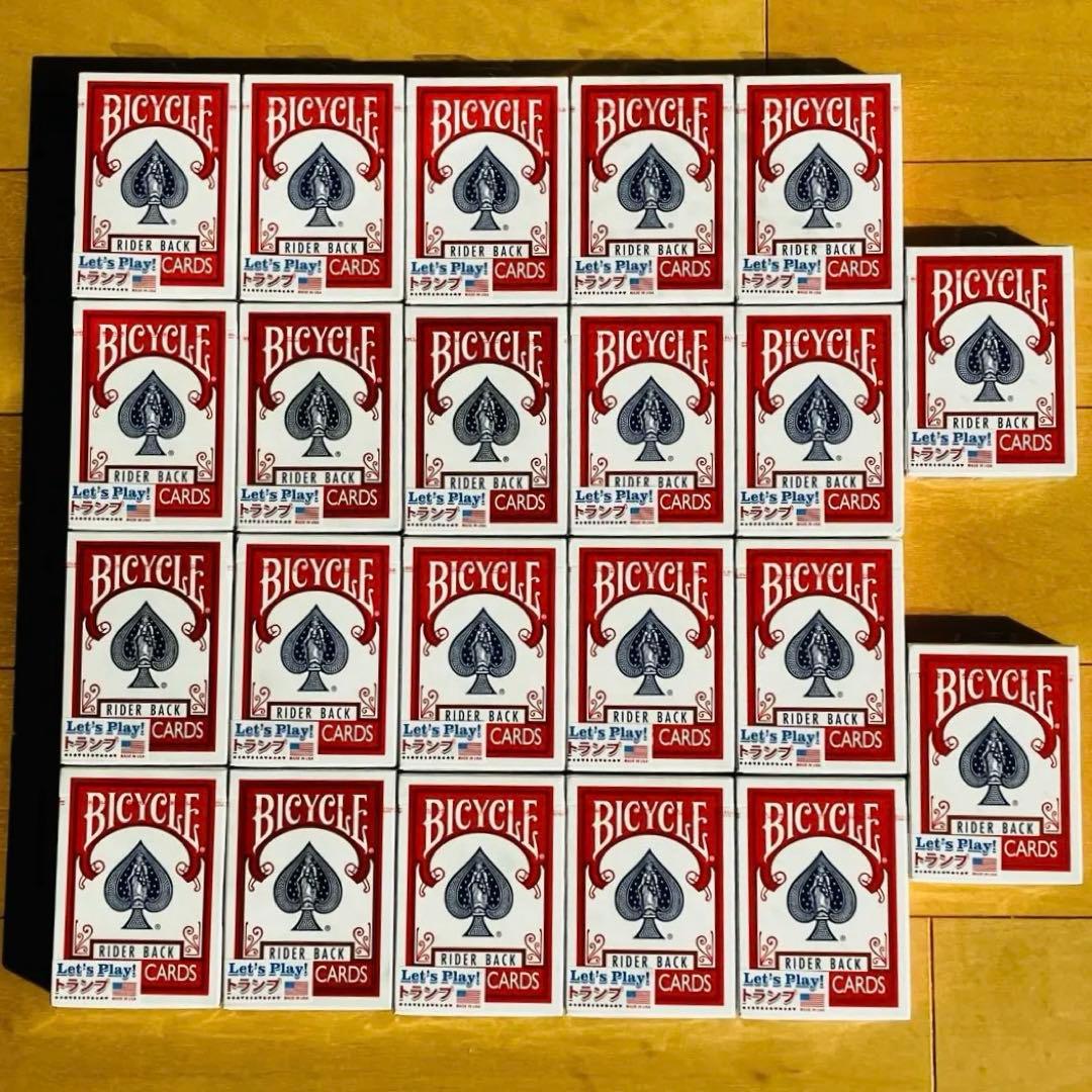 ⭐️新品⭐️ トランプ22個　ポーカーサイズ　赤　バイスクル