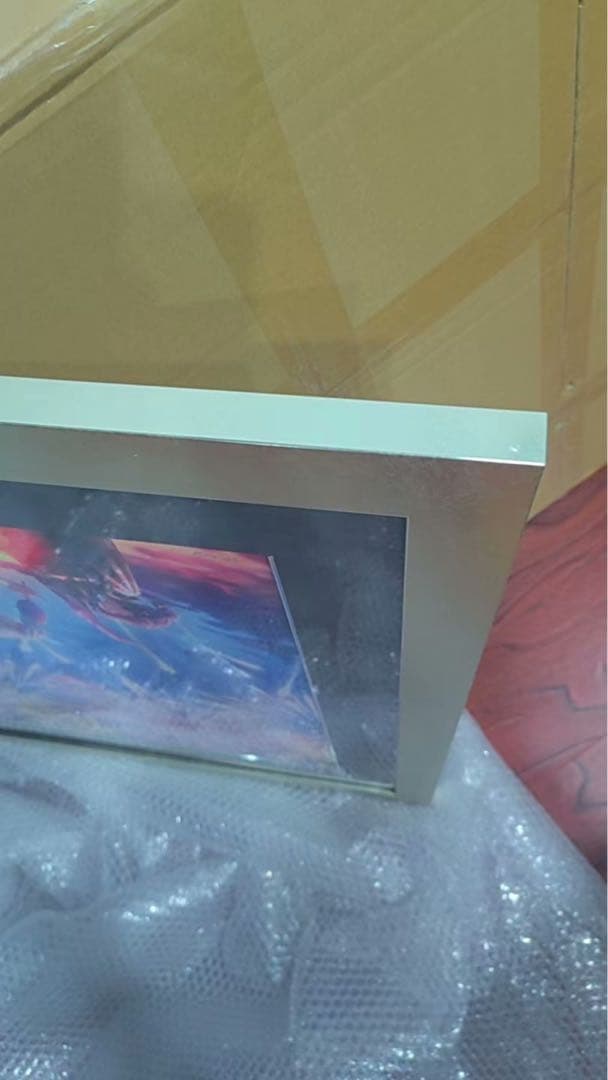 ピロ水　版画　彩夏　はにかみ彼女