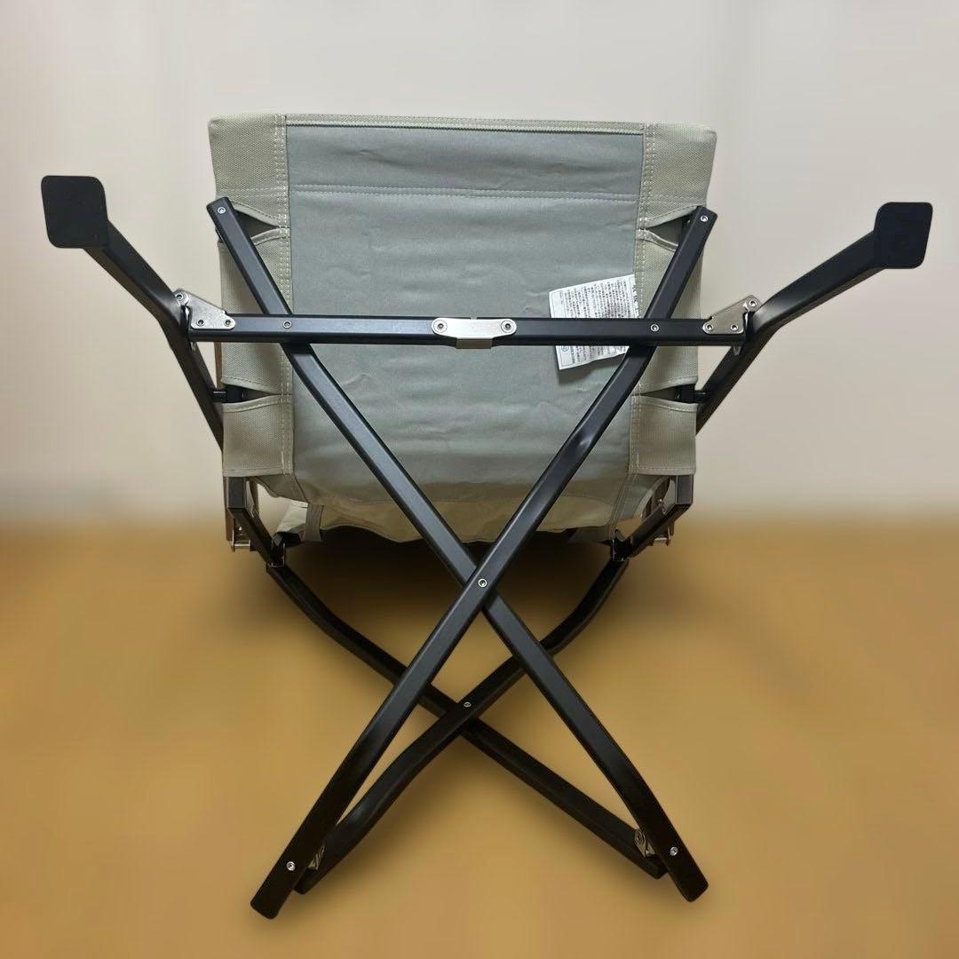  peak ローチェア　ショート　アイボリー ＋ローチェアカップホルダー