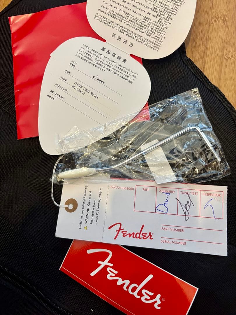 Fender Player Stratocaster 黒 Mexico 22年製