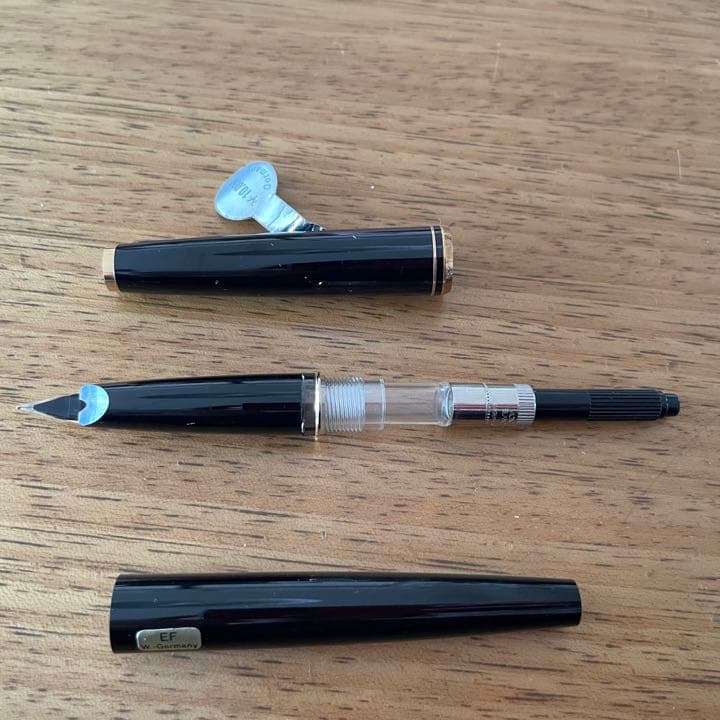 MONTBLANC モンブラン 万年筆 EF 黒 W-Germany 西ドイツ製