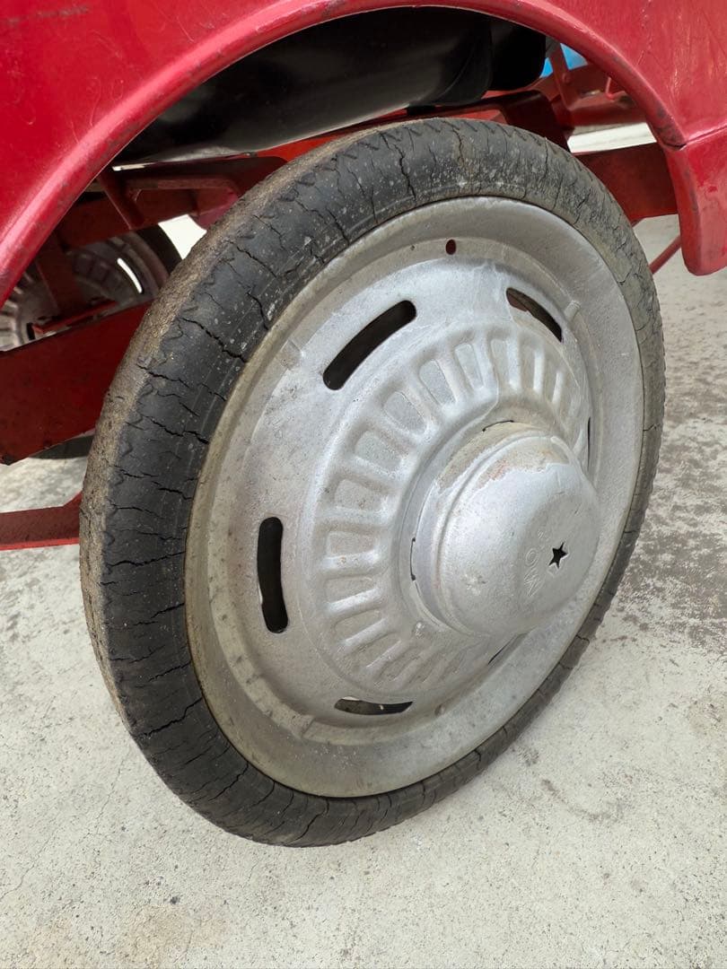 ‼️引取限定‼️ヴィンテージ ブリキ ペダルカー 昭和 モーリス レトロ 乗用玩具