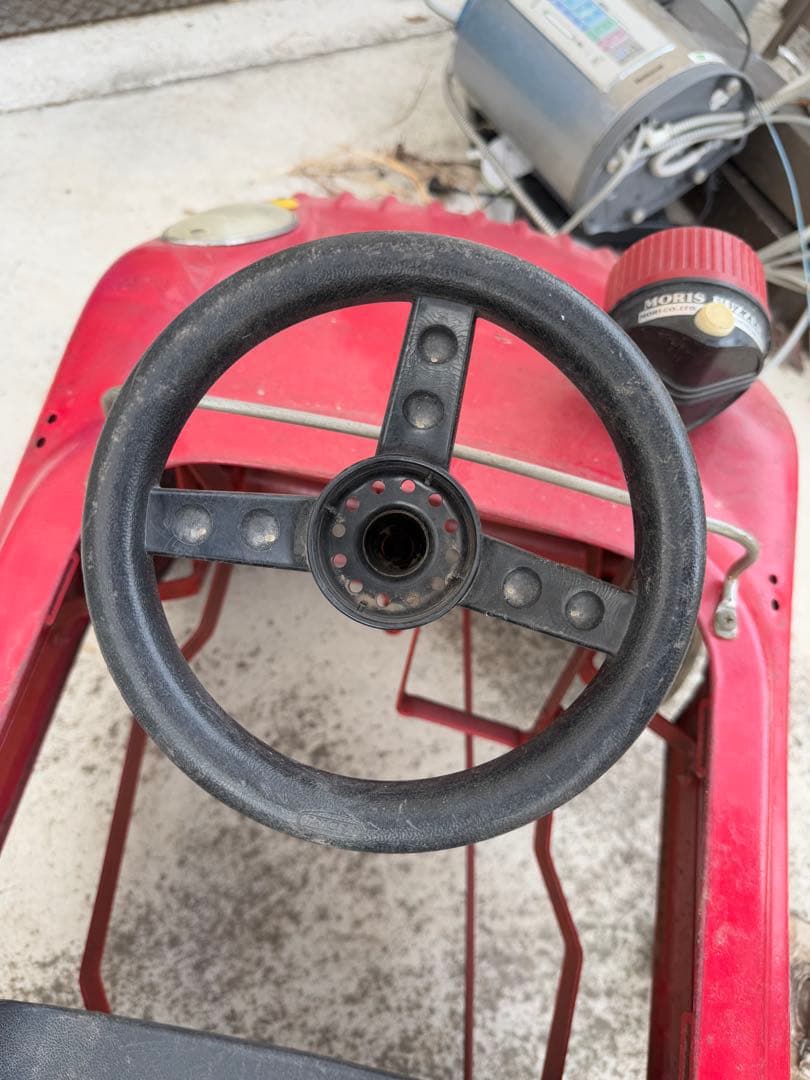 ‼️引取限定‼️ヴィンテージ ブリキ ペダルカー 昭和 モーリス レトロ 乗用玩具