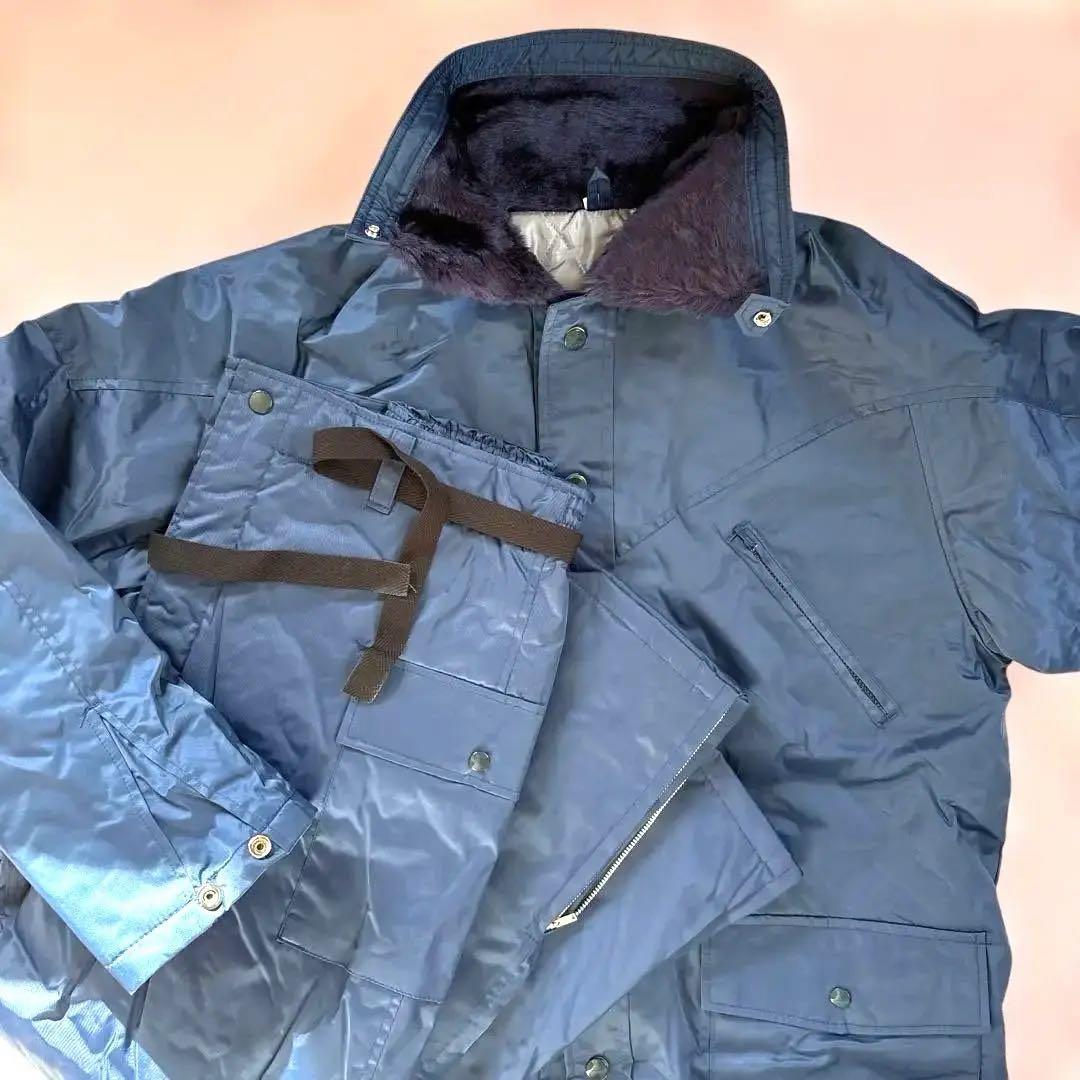 希少【新品未開封】JR北海道　白タグ　国鉄　外套　アノラック　上着　ズボン　上下